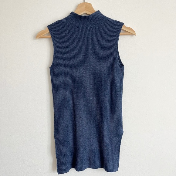 ASOS High-low Tunic In Rib with High Neck - Picture 6 of 6